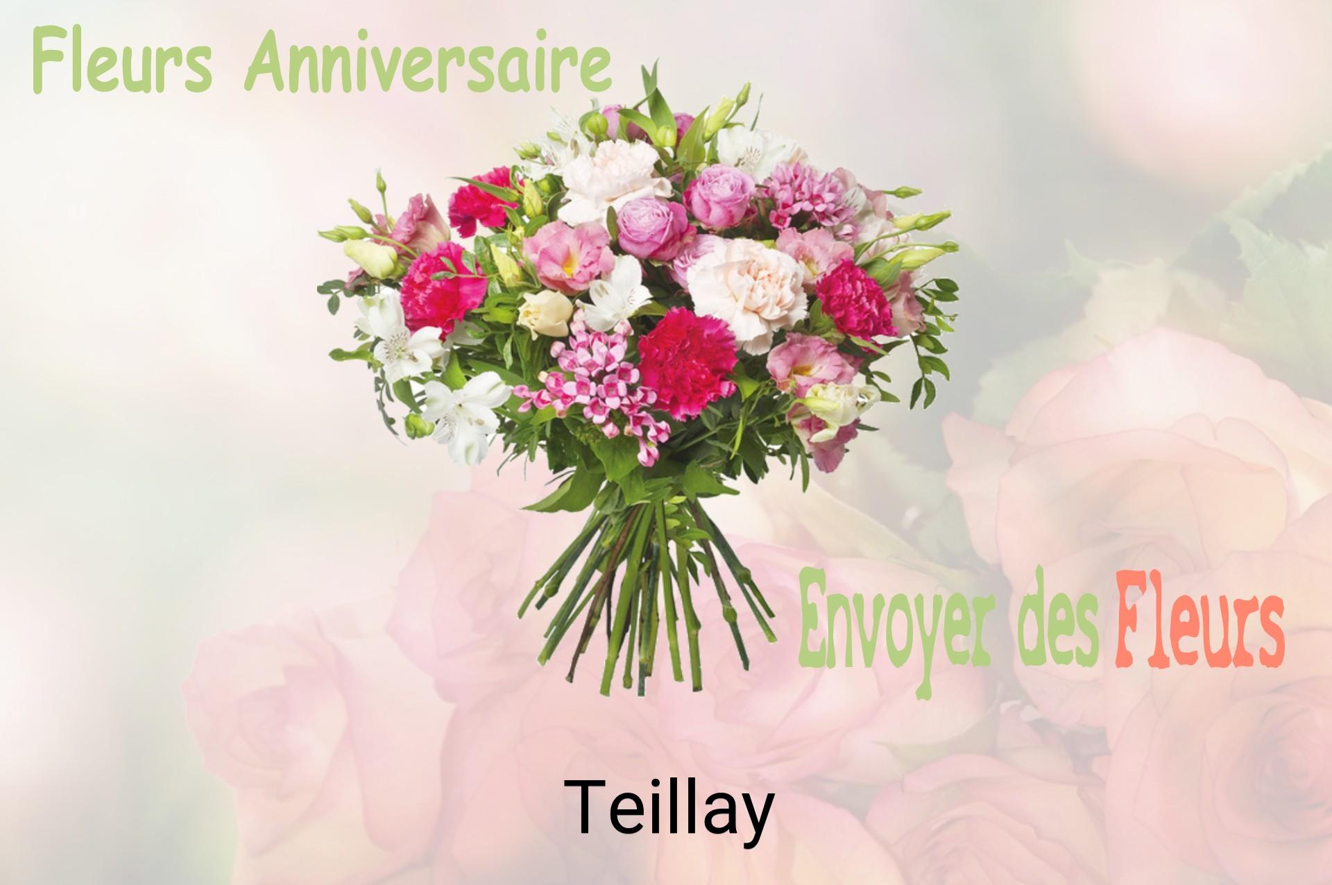 Bouquet de fleurs d’anniversaire livré à Teillay