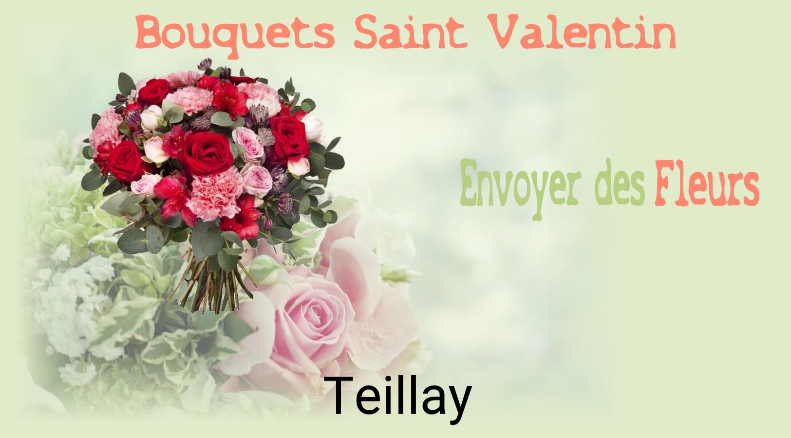 Roses de Saint-Valentin livrées à Teillay